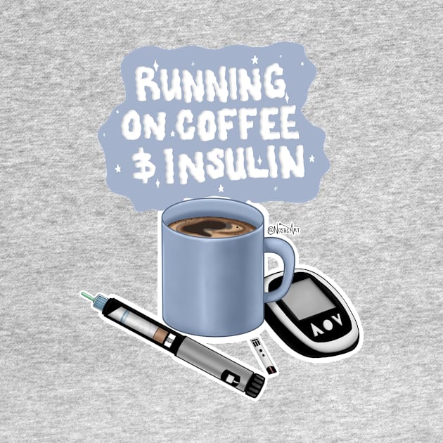 Running on Coffee and Insulin by NosticArt